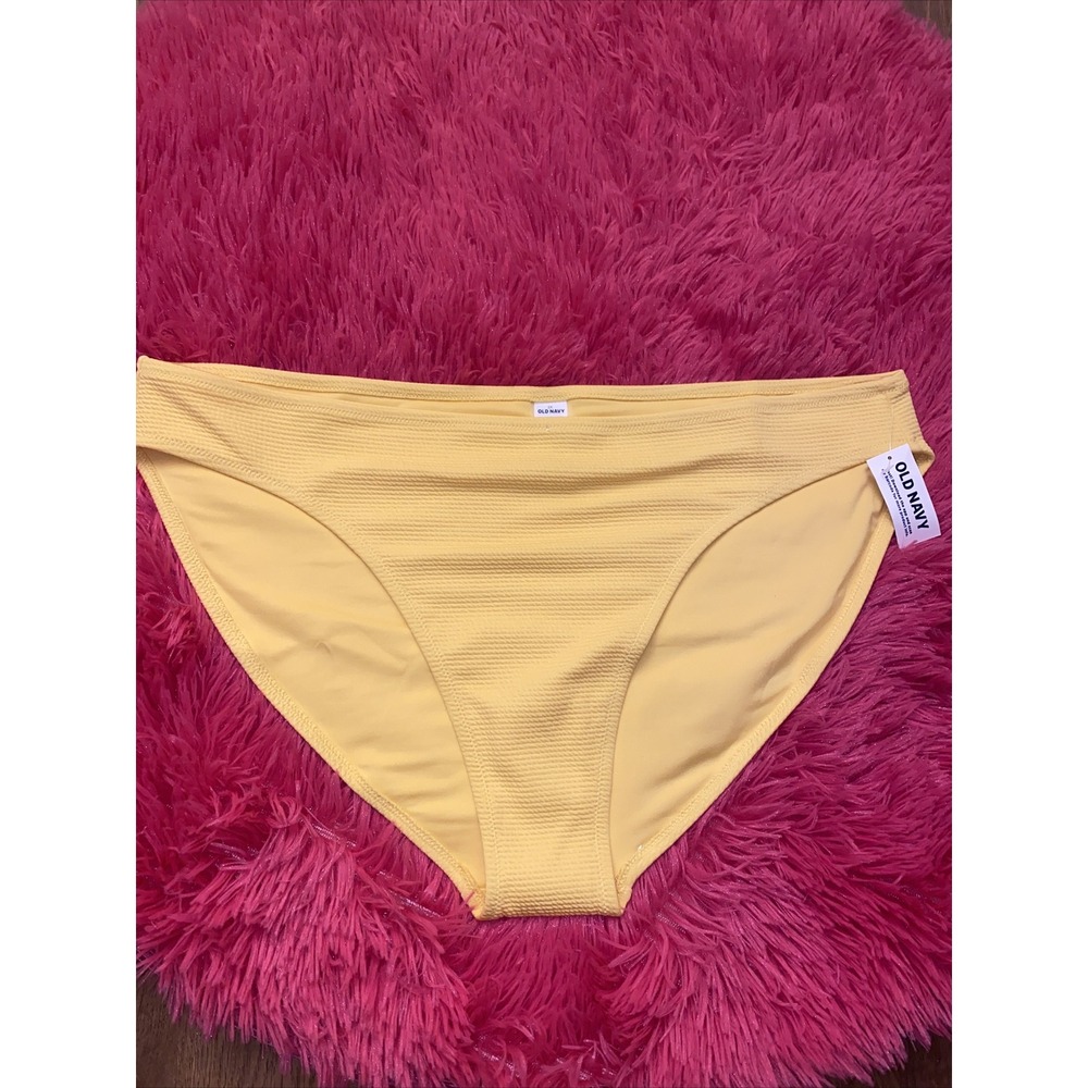 Old Navy Women's Size 2X Low Rise Pucker Classic Bikini Swim Bottoms NWT